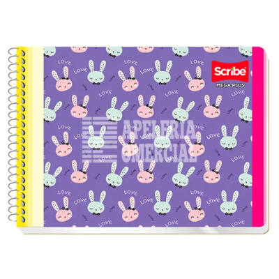 CUADERNO SCRIBE ESPIRAL F/ITALIANA 100 HOJAS